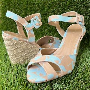 Raphaella Booz NEW Anthropologie Wedge Espadrilles Sandals Size 5